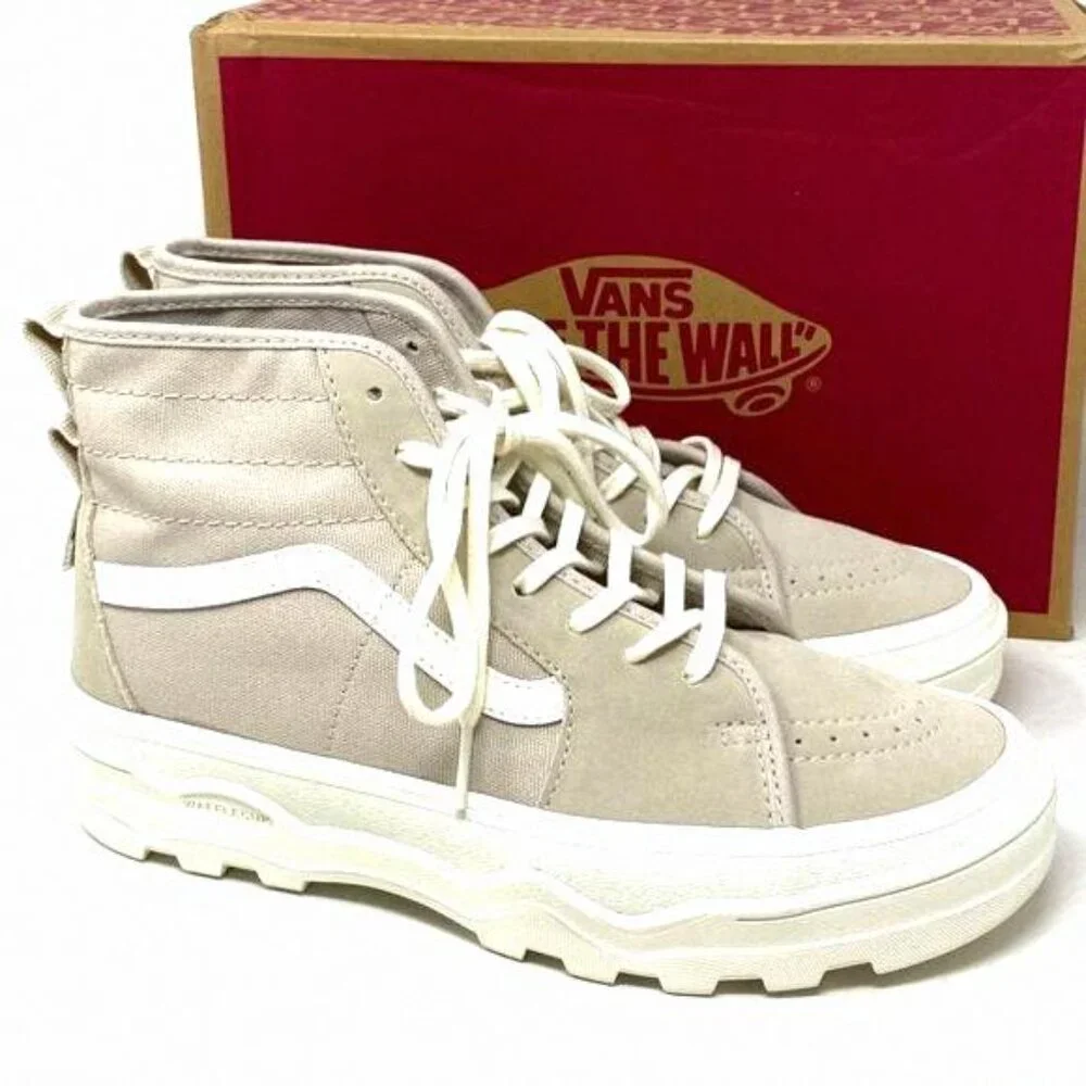 VANS Sk8-Hi Sentry WC Shoe French Oak Suede Canvas VN0A4BVWBLL Women SB Sneakers